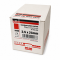 Normál menetű gipszkartoncsavar 3,5 × 25 mm (1000 db)