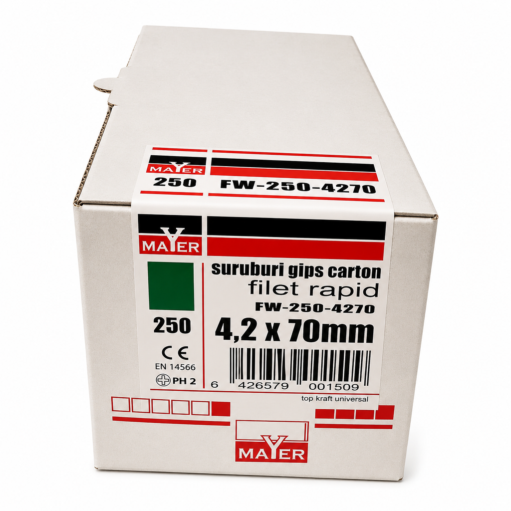 Gyorsmenetű gipszkartoncsavar 4,2 × 70 mm (250 db)