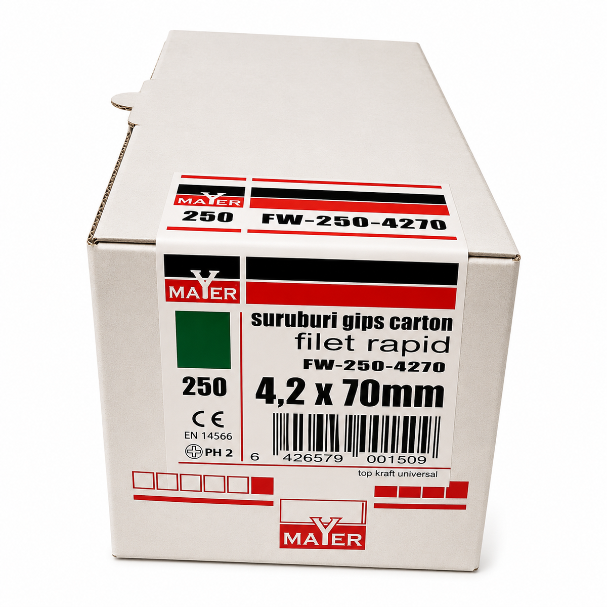 Gyorsmenetű gipszkartoncsavar 4,2 × 70 mm (250 db)