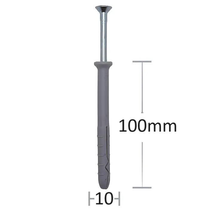 Beütődübel csavarral 10 × 100 mm (50 db)
