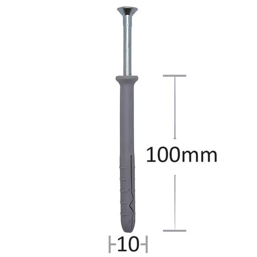 Beütődübel csavarral 10 × 100 mm (50 db)