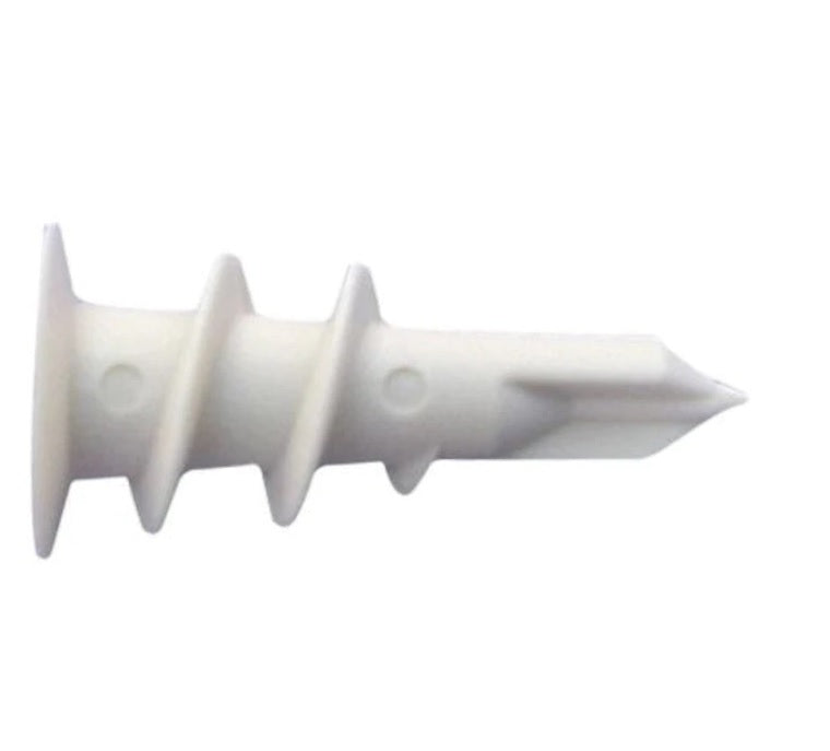 Fehér poliamid önfúró gipszkartondübel M15 × 29 mm
