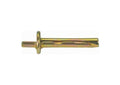 Sárgára horganyzott fém beütődübel M6 × 35 mm, Ø6 mm (100 db)
