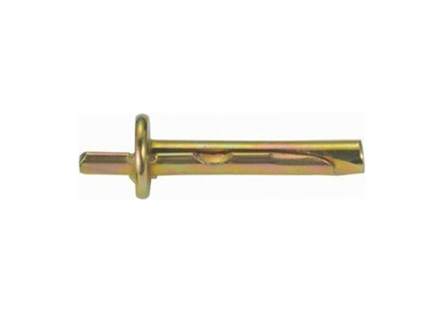 Sárgára horganyzott fém beütődübel M6 × 35 mm, Ø6 mm (100 db)