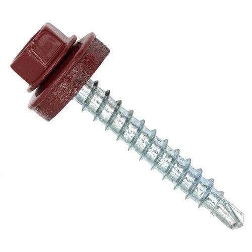 250 db-os önfúró csavar szett tetőlemezhez, 250 SZT/PCS GT F2 4,8×35 RAL 3011 OFA